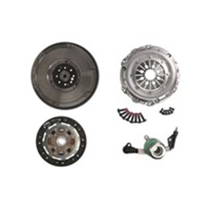VAL837485  Clutch kit with dual mass flywheel and pneumatic bearing VALEO 