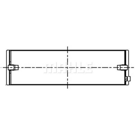 099 HL 21069 000 Crankshaft Bearing MAHLE