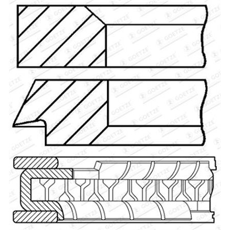 08-424800-10 Kolvringssats GOETZE ENGINE