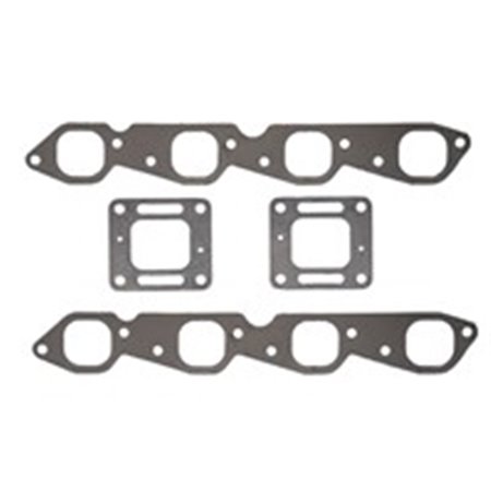 18-4348 Exhaust manifold gasket set (2x exhaust manifold gasket 2x exhau