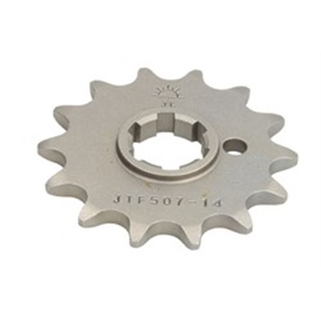 JTF507,14 Front gear steel, chain type: 520, number of teeth: 14 fits: CAGI