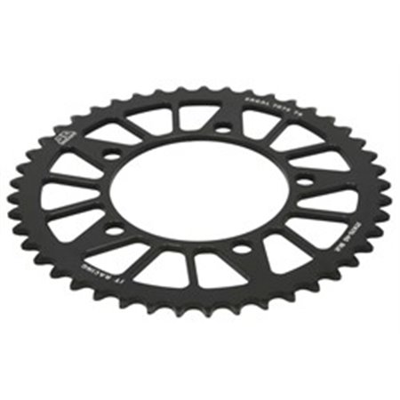 JTA75,45BLK Rear gear aluminium, chain type: 520, number of teeth: 45 (black)