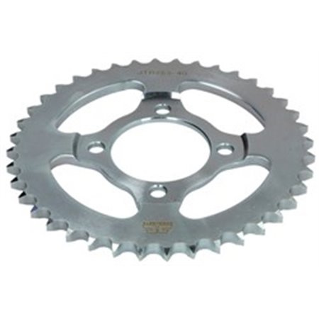 JTR263,40 Rear gear steel, chain type: 428, number of teeth: 40 fits: HONDA