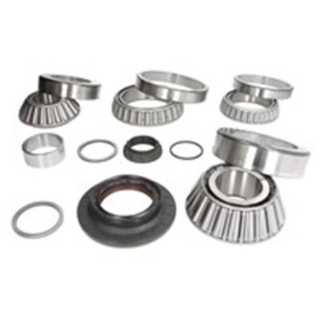 298882 Rear axle tube repair kit, bearings, nuts oil seal washers MERC