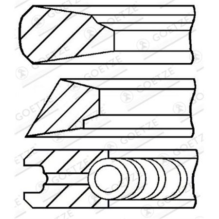 08-155600-10 Kolvringssats GOETZE ENGINE