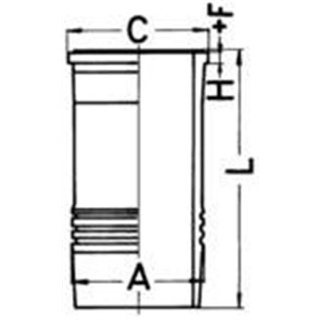 89900110 Silindrihülss KOLBENSCHMIDT