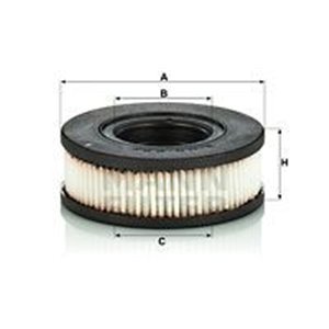 LC 9005 Crankcase breather system filter fits: IRISBUS DAILY TOURYS; IVEC