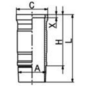 89 947 110 Cylinder liner (inner diameter: 130mm, length: 271,17mm, flange d