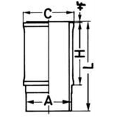 89844110 Cylinder Sleeve KOLBENSCHMIDT