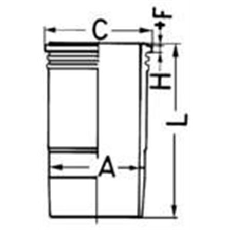 89335110 Гильза цилиндра KOLBENSCHMIDT