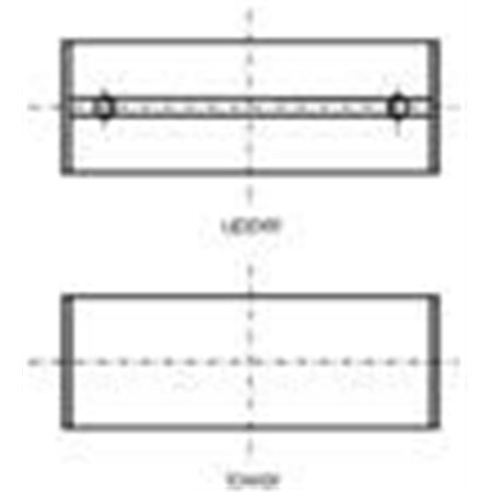 77753600 Väntvõlli laagrite komplekt KOLBENSCHMIDT