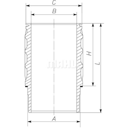 061 WN 17 01 Cylinder Sleeve MAHLE