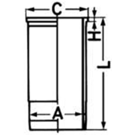 88316110 Cylinder Sleeve KOLBENSCHMIDT