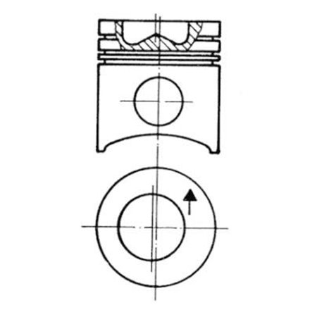 93759960 Remondikomplekt, kolb/ silindrihülss KOLBENSCHMIDT