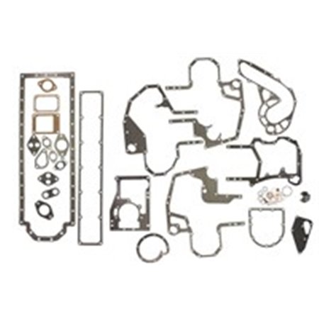 ENT000170 Complete engine gasket set   crankcase fits: CASE IH 1046, 1046 A