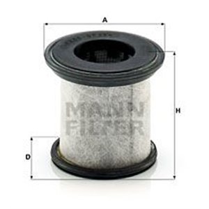 LC 7001 Filter, crankcase ventilation MANN-FILTER - Top1autovaruosad