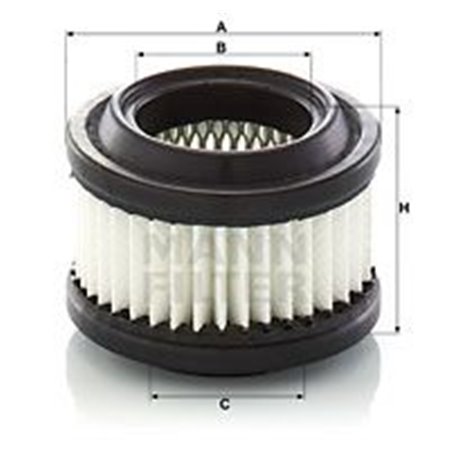 C 6006 Filter, crankcase ventilation MANN-FILTER