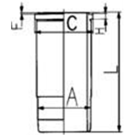 89820110 Cylinder Sleeve KOLBENSCHMIDT