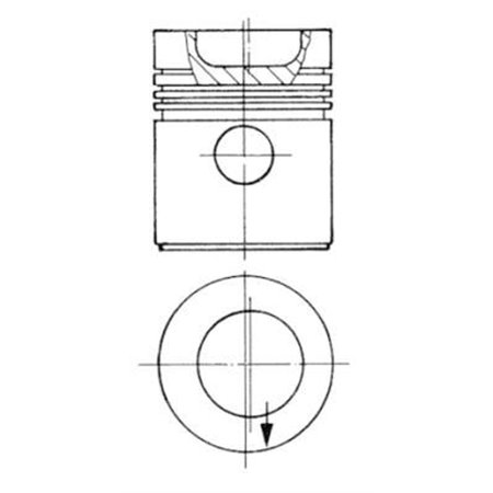 92144981 Remondikomplekt, kolb/ silindrihülss KOLBENSCHMIDT