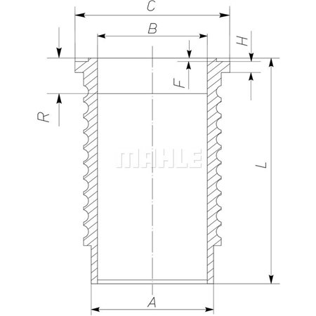 061 WN 21 01 Cylinder Sleeve MAHLE