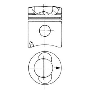 93 741 960 Piston with sleeve set (102mm STD, 35x80) fits: FENDT 200, 300, F