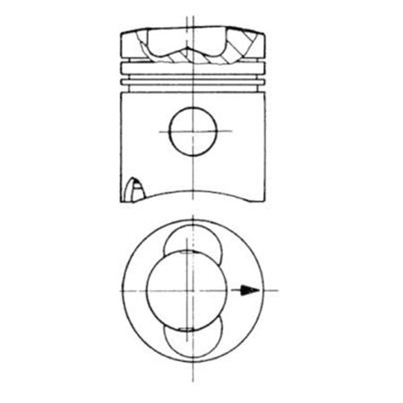 93741960 Repair Set, piston/sleeve KOLBENSCHMIDT