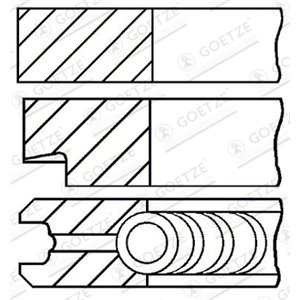 08-421800-00 Männänrengassarja GOETZE ENGINE - Top1autovaruosad