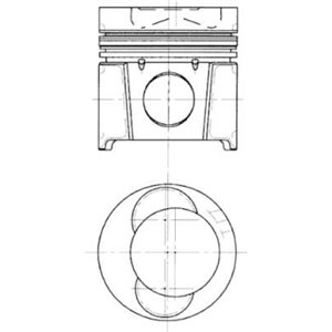 99 339 960 Piston with sleeve set (108mm STD, 42x86) fits: MAN HOCL, L2000, 