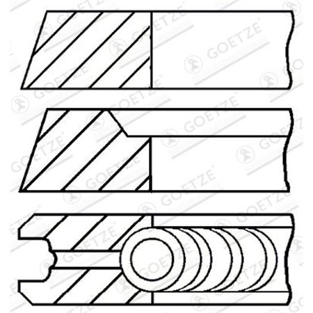 08-501800-00 Kolvringssats GOETZE ENGINE