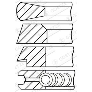 08-178800-00 97 (STD) 3 3 3 5,5 (EN) Piston ring set sobib: MERCEDES T2/L, LP,