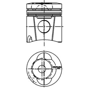 99 701 600 Piston (diameter 102mm, STD) fits: DEUTZ fits: FENDT 200 DEUTZ F