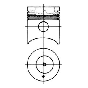 93 063 960 Piston with sleeve set (100mm STD) fits: FENDT 231 GT TOOL CARRIE