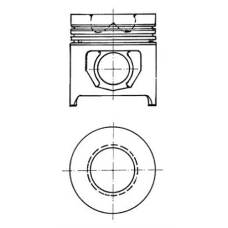 90158970 Repair Set, piston/sleeve KOLBENSCHMIDT