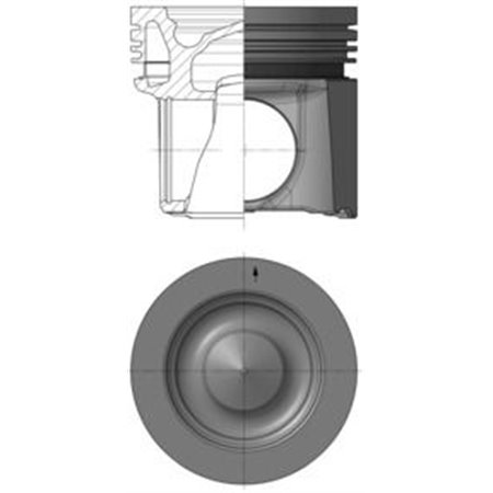 40 349 964 Piston with sleeve set fits: SCANIA IRIZAR CENTURY, IRIZAR PB, K