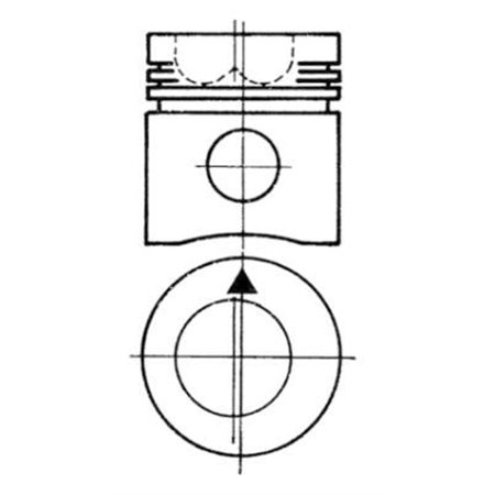 93253960 Repair Set, piston/sleeve KOLBENSCHMIDT