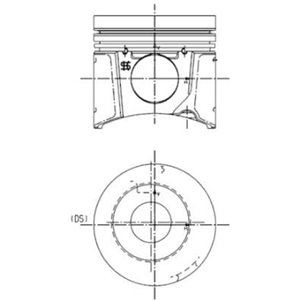 99 801 962 Piston with sleeve set (STD) fits: DEUTZ fits: AHLMANN AS210 DEU