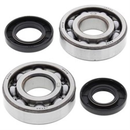 AB24-1009 Crankshaft bearings set with gaskets fits: KAWASAKI KXT 250 1984 