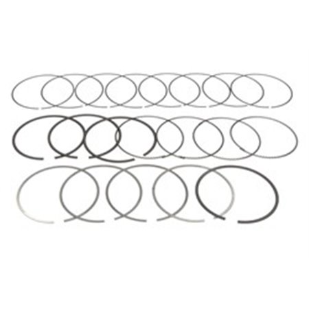 121087000400 81 (STD) 1 1,2 2 Piston rings fits: HYUNDAI ELANTRA V, IX35, SONA