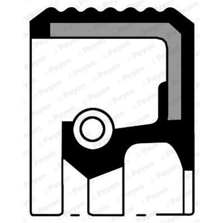 NA5475 Crankshaft oil seal housing of a gearbox (130x150x12) fits: FENDT