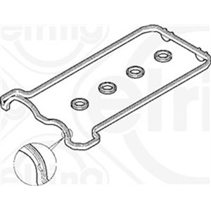 475.860 Gasket Set, cylinder head cover ELRING - Top1autovaruosad