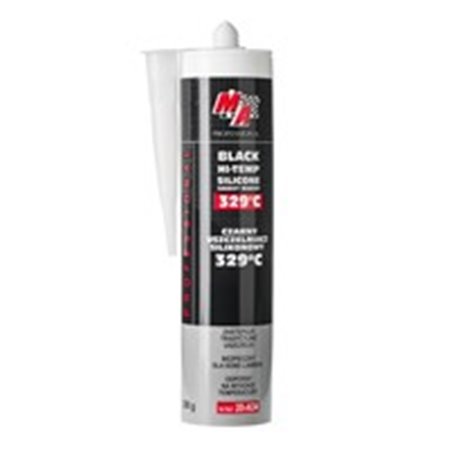 MA PROFESSIONAL MA 20-A34 - Compound sealing, silicone sealant, Cartridge 290g, colour: Black, resistant to Coolant Engine oil