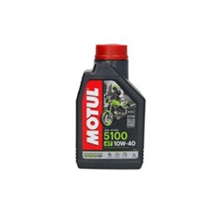 5100 10W40 1L 104066 4T engine oil 4T MOTUL 5100 SAE 10W40 1l SM JASO MA 2 Semi synthe