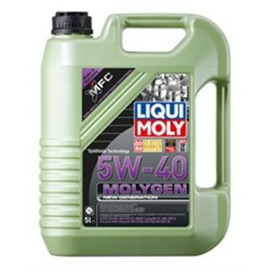 LIM8536 MOLYGEN 5W40 5L Mootoriõli LIQUI MOLY Molygen SAE 5W40 5I CF SN BMW LL 01 MB 22