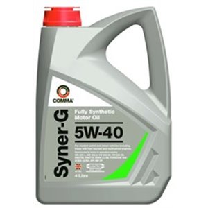 SYNER-G 5W40 4L Engine oil Syner G (4L) SAE 5W40 ;API CF; SN; ACEA A3; B4; CITROE