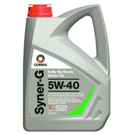 SYNER-G 5W40 4L Engine oil Syner G (4L) SAE 5W40 API CF SN ACEA A3 B4 CITROE