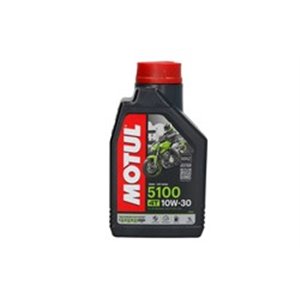5100 10W30 1L 104062 4T engine oil 4T MOTUL 5100 SAE 10W30 1l SM JASO MA 2 Semi synthe
