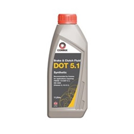 DOT 5.1 SYNT.1L Brake fluid DOT5.1 (1L) [dry: 275°C, wet: 183°C, viscosity: 850mm