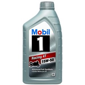 MOBIL 1 RACING 4T 1L 4T engine oil 4T MOBIL 1 Racing SAE 15W50 1l SH JASO MA synthetic