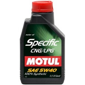 SPECIFIC CNG/LPG 5W40 1L Engine oil SPECIFIC (1L) SAE 5W40 ;API CF; SM; ACEA C3; BMW LL 04