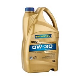 RAV SSO SAE 0W30 5L Mootoriõli RAVENOL Cleansynto SAE 0W30 5I CF SN BMW LL 01 BMW L